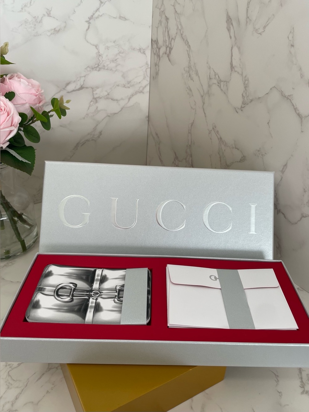 Authentic Gucci Horsebit Greeting Cards — Complete Set of 10 in Gift Box (NIB)